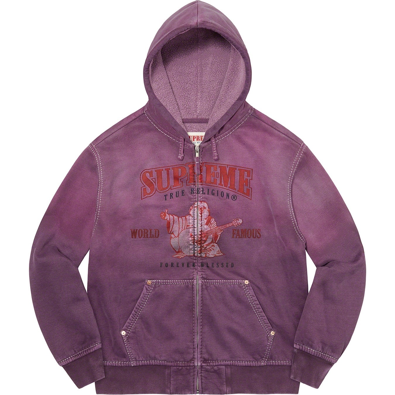 Supreme®/True Religion® Zip Up Hooded Sweatshirt view 10
